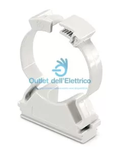 Scame Parre 860.1532 Clips de cuello para tubo d.32 gris